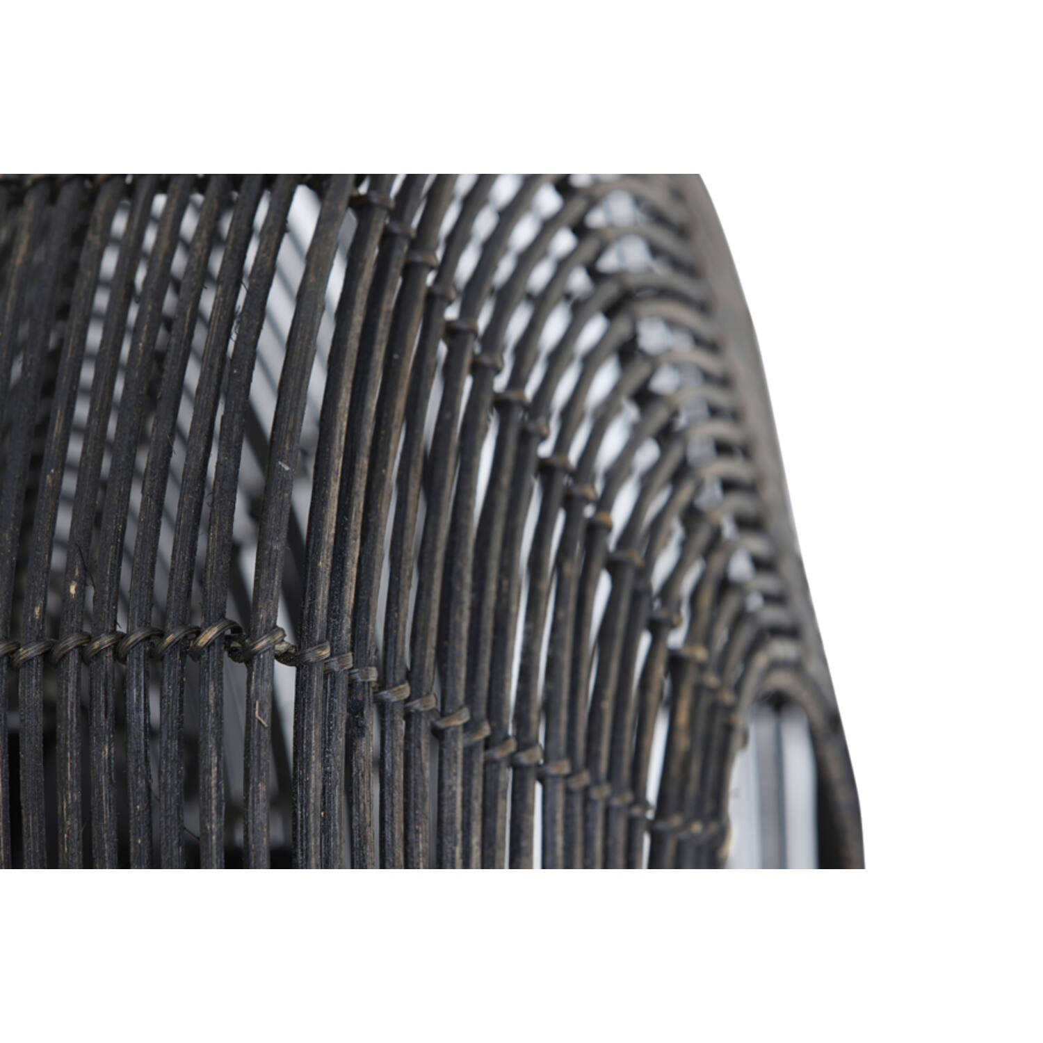 Applique murale rustique noire en bois Light & Living Mataka – Image 5