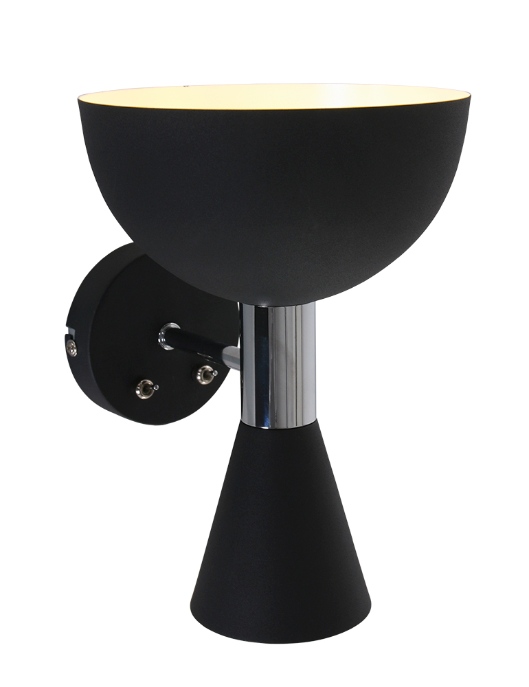 Applique noire avec éclairage supérieur et inférieur Anne Lighting Fastlåst – Image 2