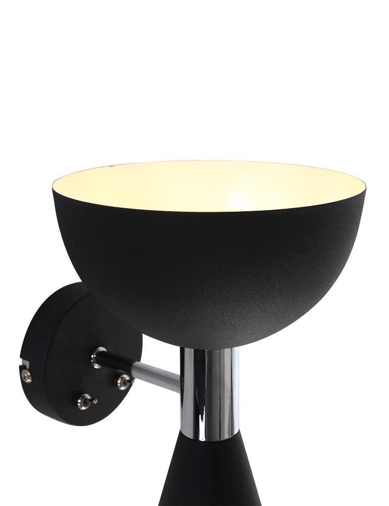 Applique noire avec éclairage supérieur et inférieur Anne Lighting Fastlåst – Image 3