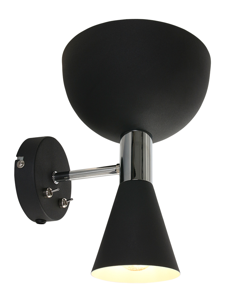 Applique noire avec éclairage supérieur et inférieur Anne Lighting Fastlåst – Image 7