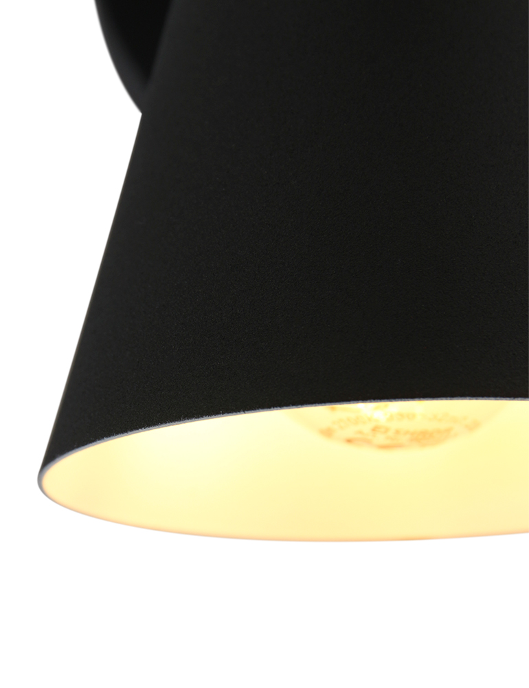 Applique noire avec éclairage supérieur et inférieur Anne Lighting Fastlåst – Image 9