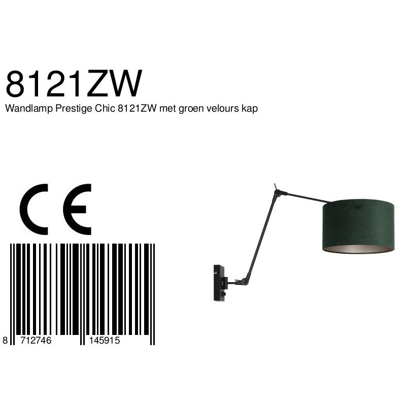 Applique murale noire tendance en métal Steinhauer Prestige Chic – Image 7