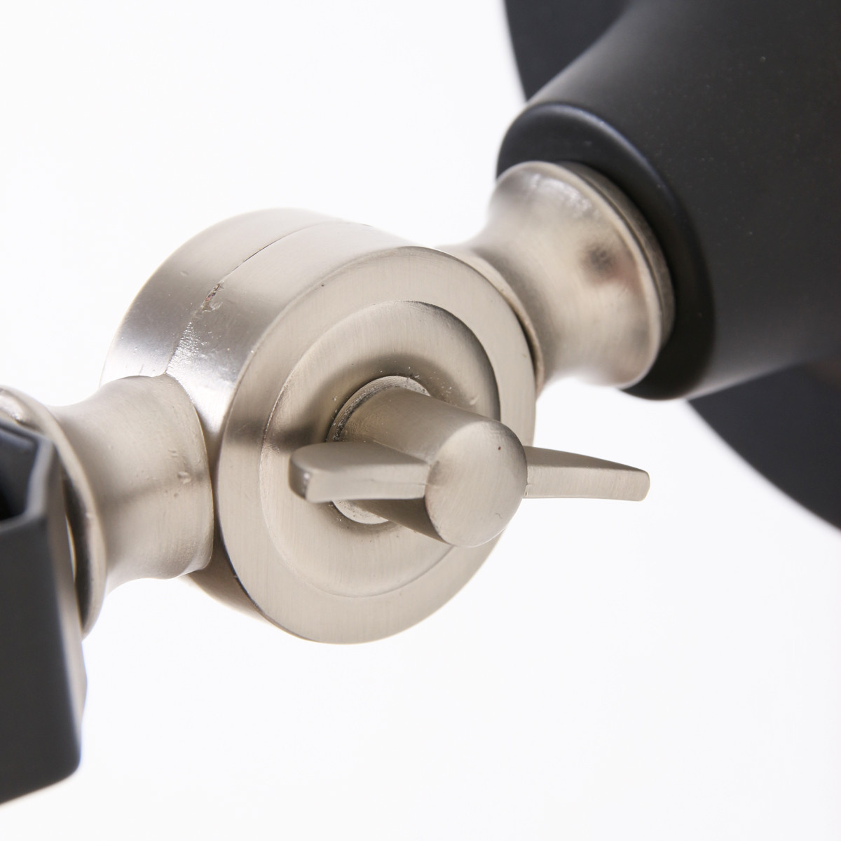 Applique murale ronde rétro noire bras flexible Mexlite Cera – Image 4