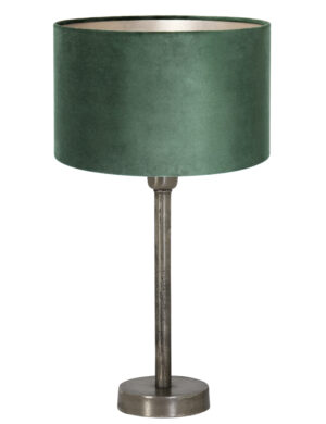base-de-lampe-en-acier-patine-avec-abat-jour-vert-light-et-living-undai-8408st