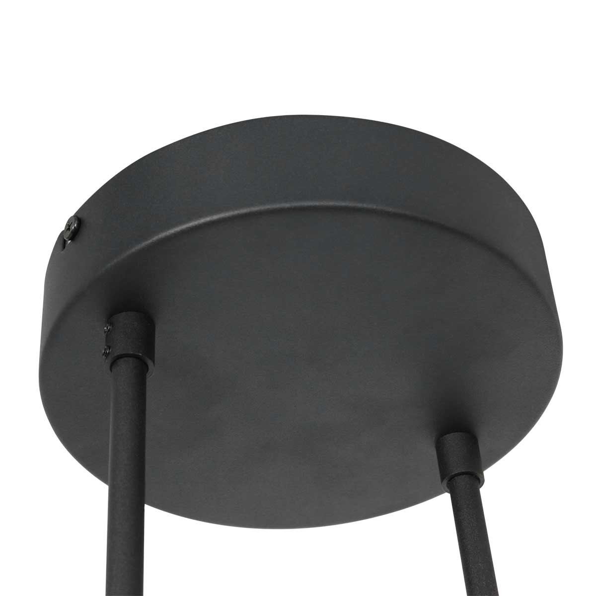 Élégante lampe LED Steinhauer Turound verre fumé et noir – Image 6