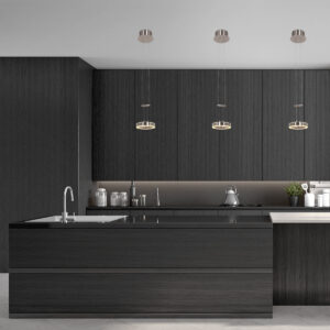 Alternative view of Elégante suspension en acier Steinhauer Piola métal