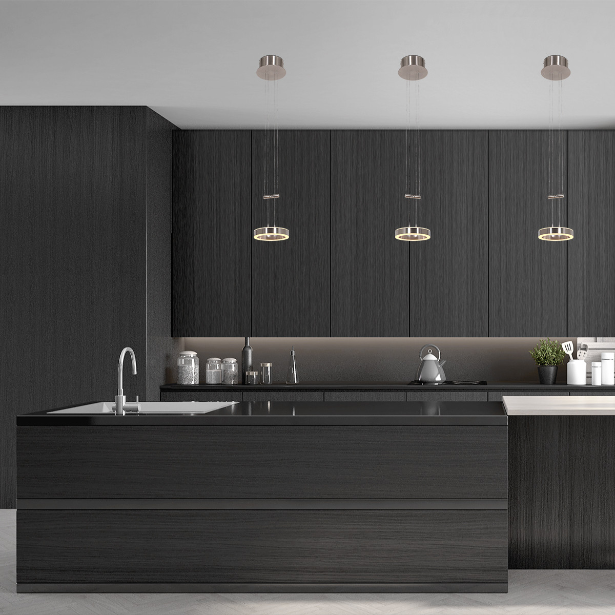 Elégante suspension en acier Steinhauer Piola métal – Image 2