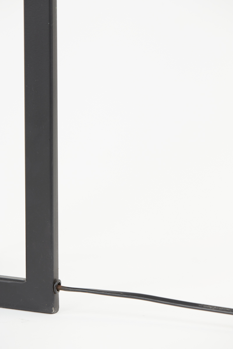 Base de lampe industrielle noire rectangulaire Light & Living Mace – Image 9