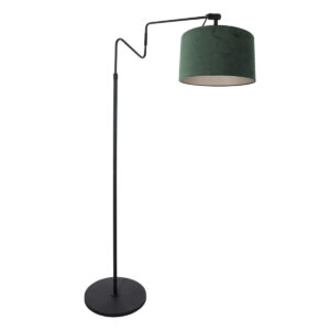 grand-lampadaire-style-industriel-steinhauer-linstrøm-vert-et-noir-3735zw