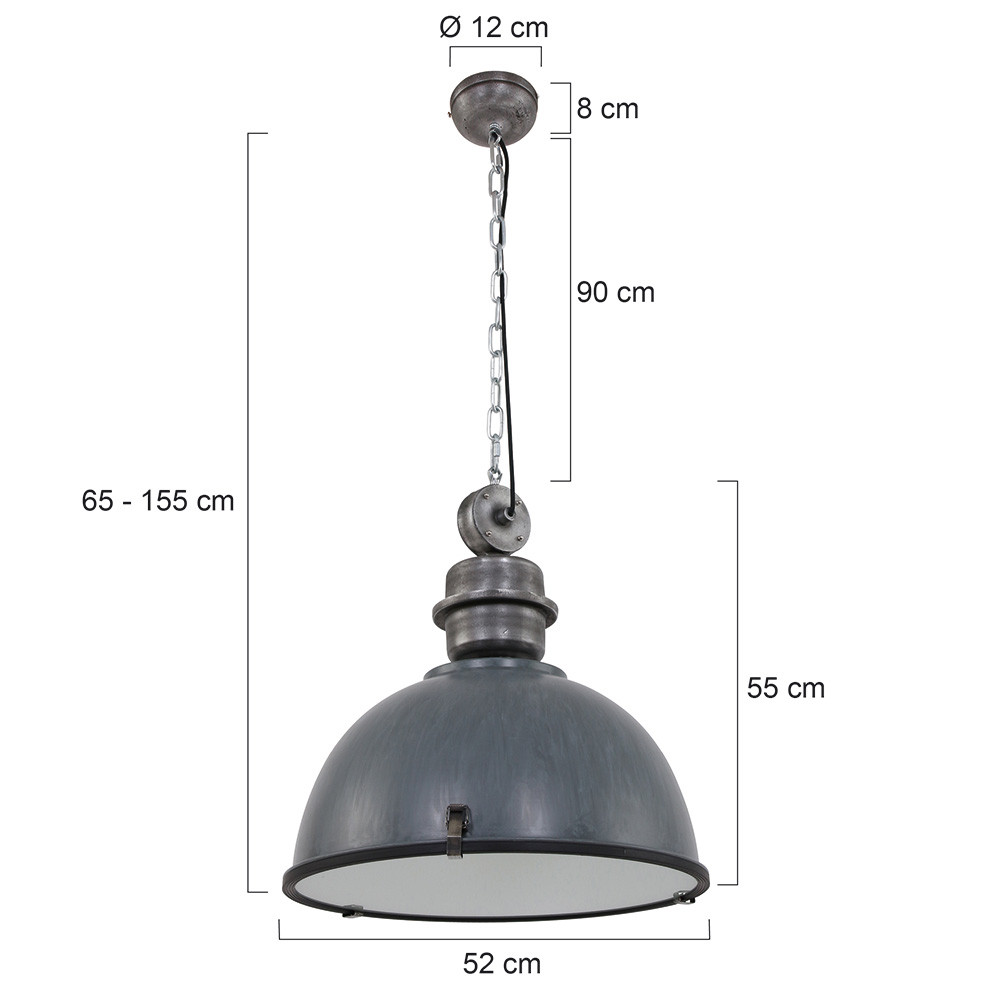 Grande lampe industrielle Steinhauer Bikkel XXL – Image 6