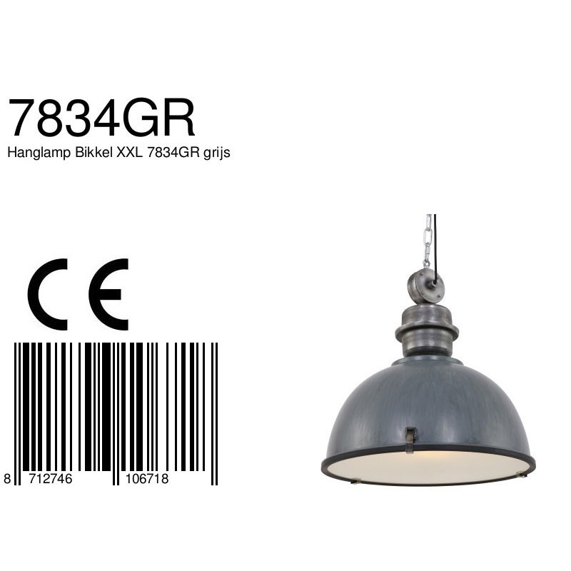 Grande lampe industrielle Steinhauer Bikkel XXL – Image 7