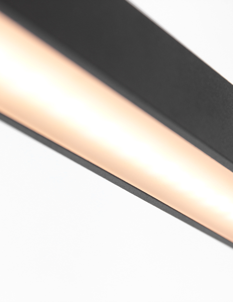 Grande suspension linéaire led Steinhauer Bande noir – Image 11