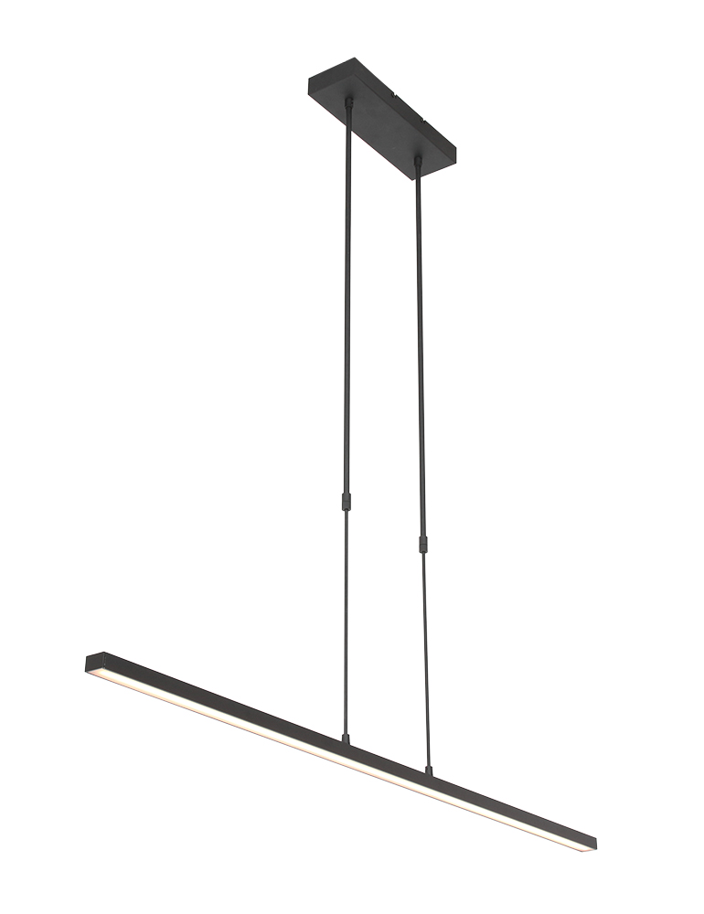 Grande suspension linéaire led Steinhauer Bande noir – Image 2