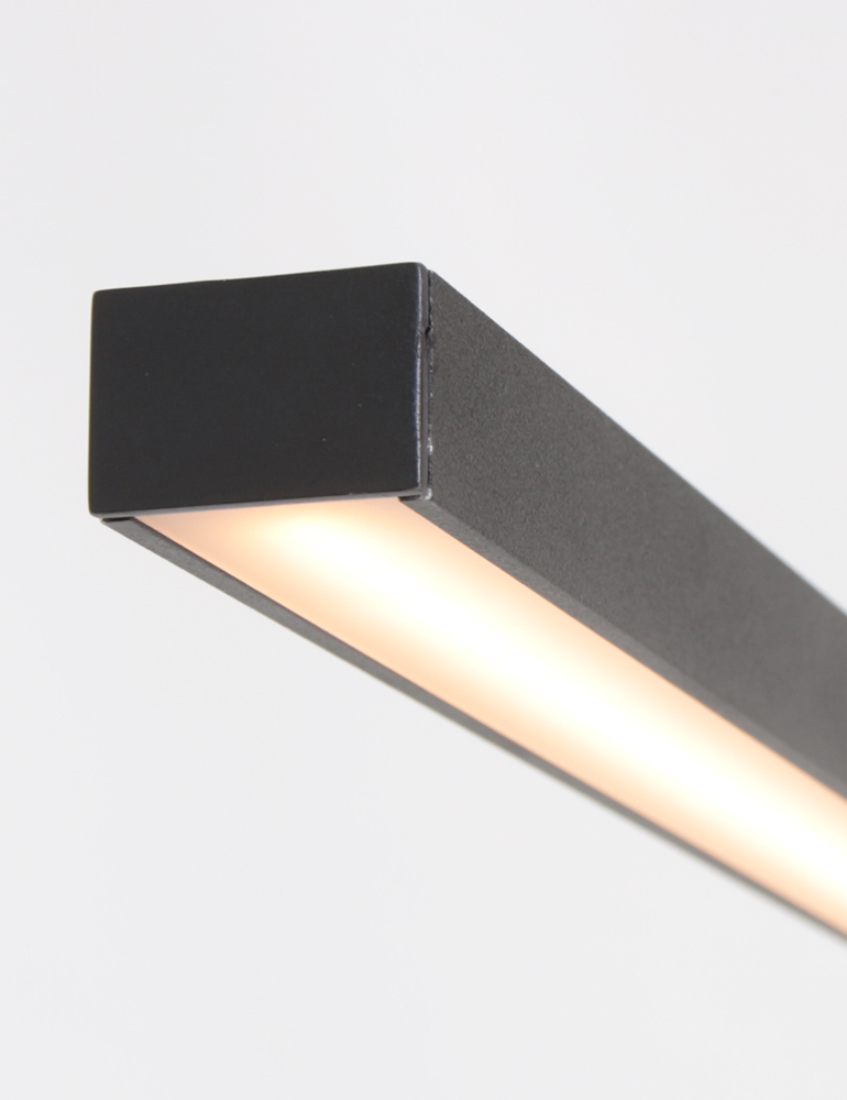 Grande suspension linéaire led Steinhauer Bande noir – Image 3