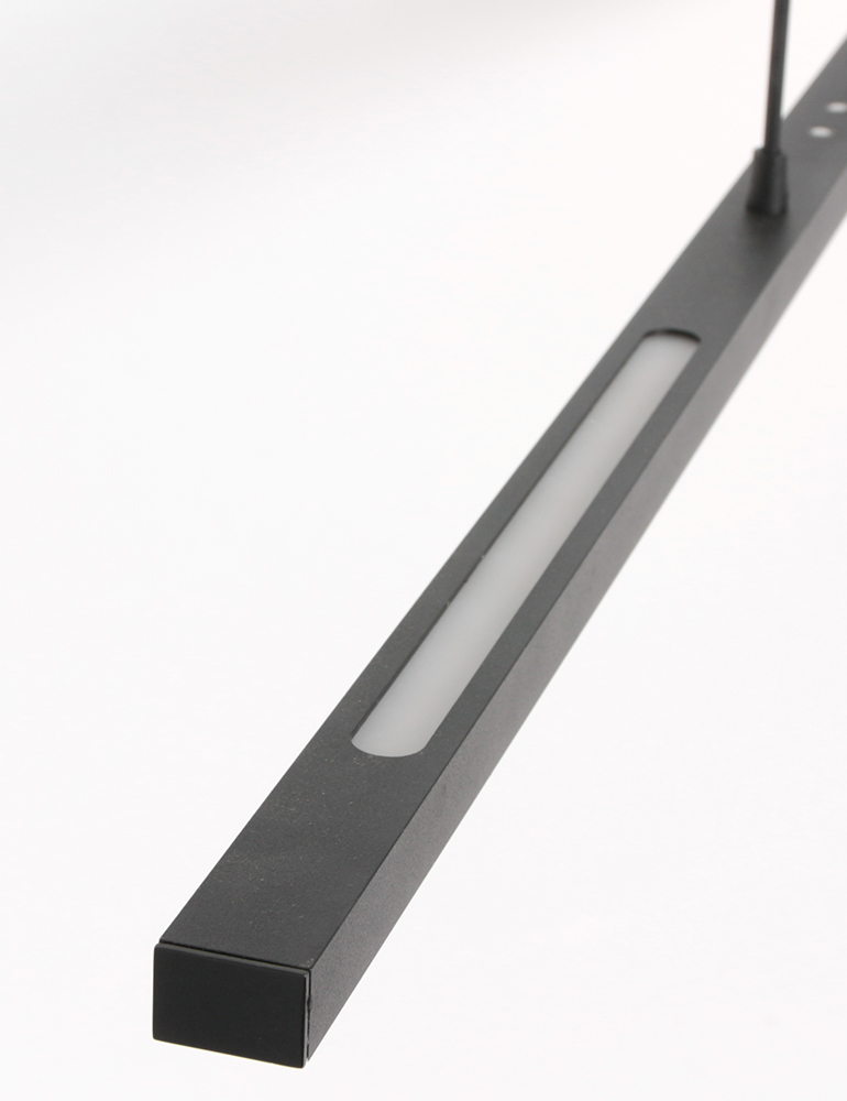 Grande suspension linéaire led Steinhauer Bande noir – Image 5