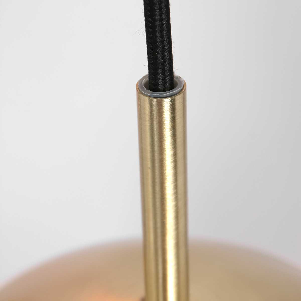 Suspension classique en verre couleur ambre Steinhauer Bollique – Image 12