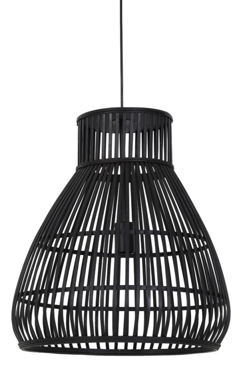 Suspension rustique noire en bois Light & Living Timaka – Image 2