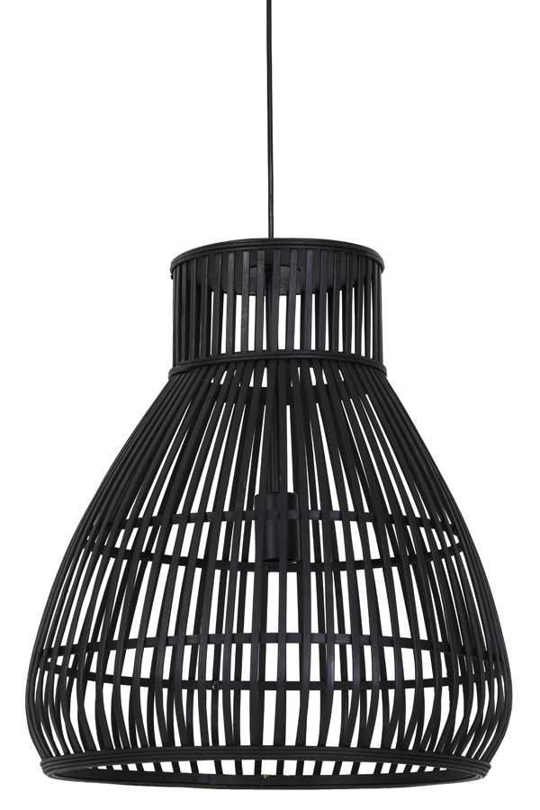 Suspension rustique noire en bois Light & Living Timaka – Image 3