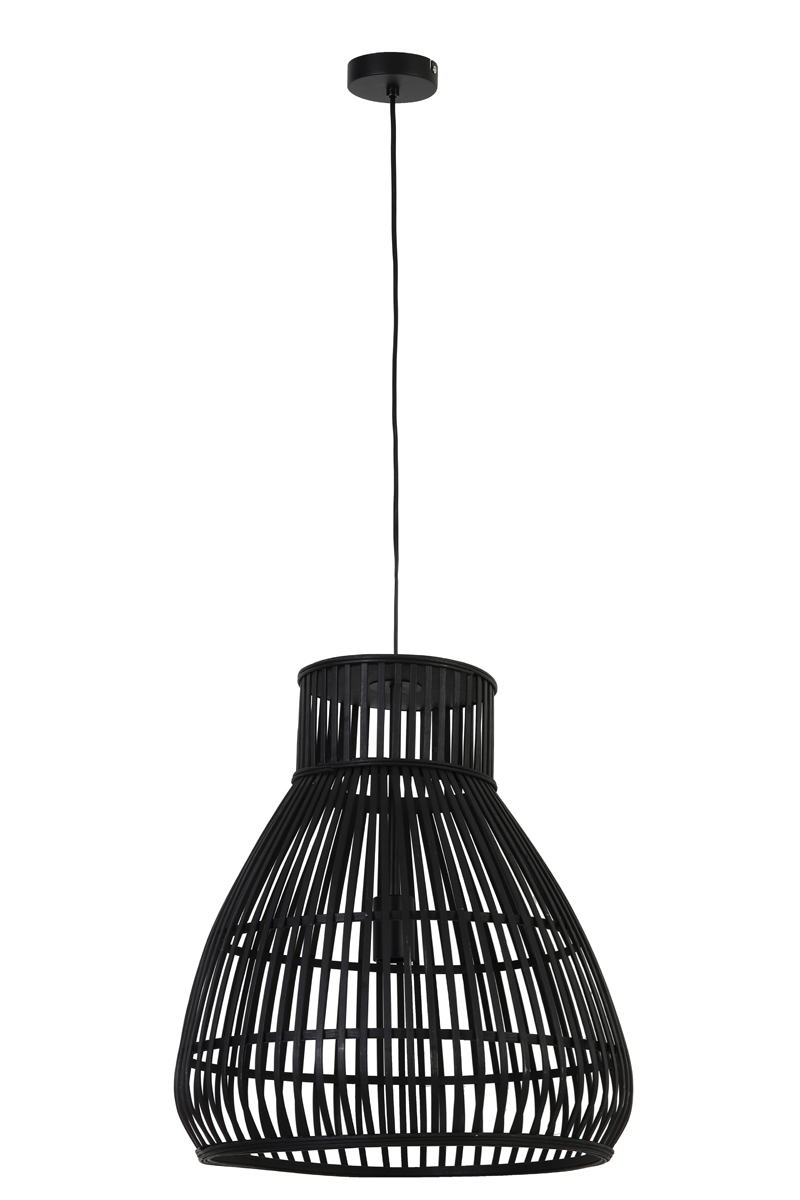 Suspension rustique noire en bois Light & Living Timaka – Image 4