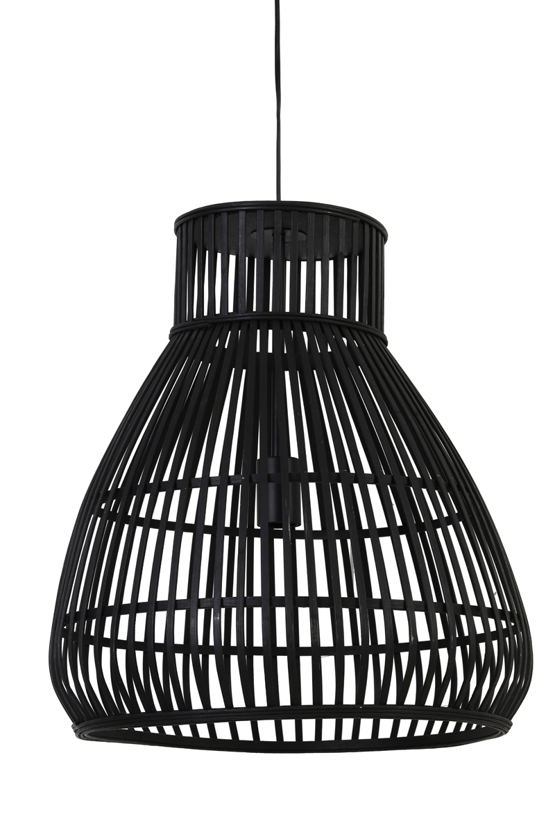 Suspension rustique noire en bois Light & Living Timaka – Image 6