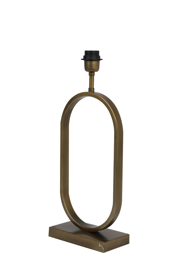 Base de lampe design ovale en bronze Light & Living Jamiri – Image 4