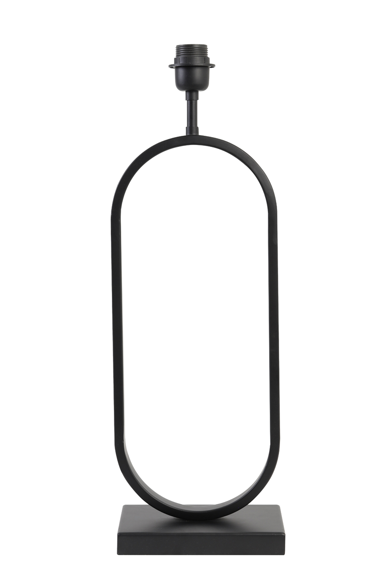 Base de lampe noire moderne ovale Light & Living Jamiri – Image 3
