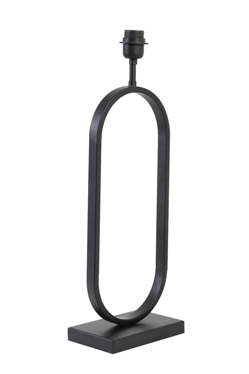 Base de lampe noire moderne ovale Light & Living Jamiri – Image 4