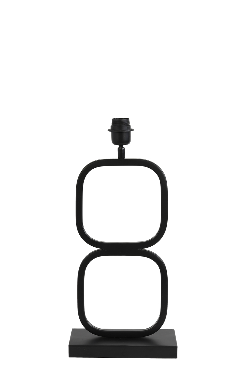 Base de lampe noire tendance Light & Living Lutika – Image 2