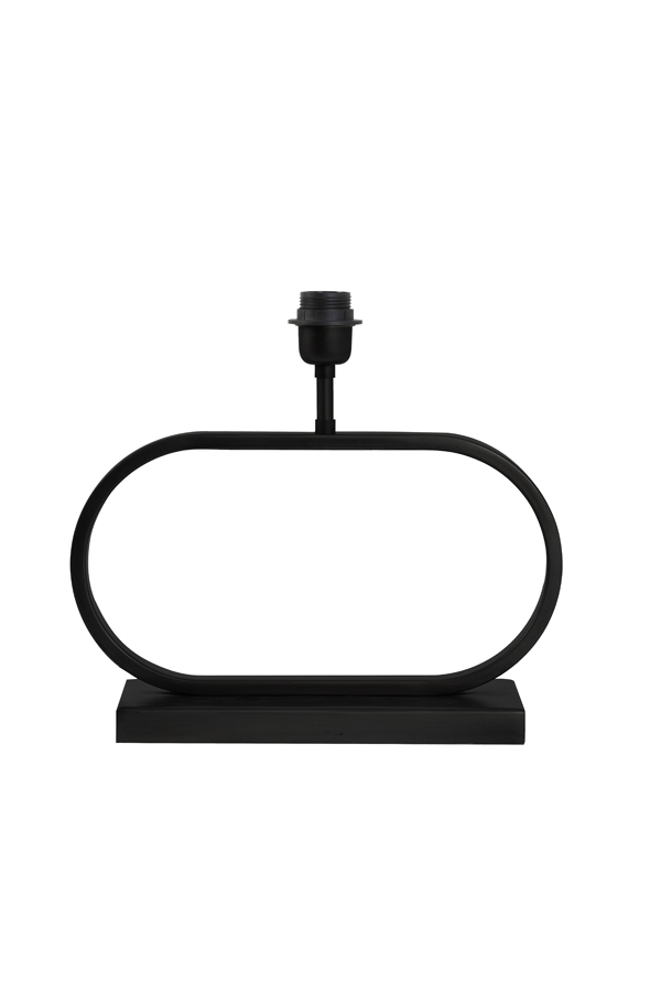 Base de lampe design ovale noire Light & Living Jamiro – Image 4