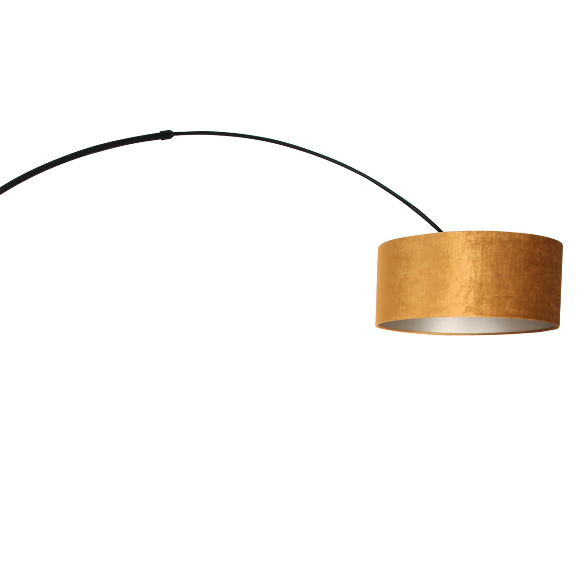 Lampadaire à abat-jour ocre Steinhauer Sparkled light bleu et noir – Image 15