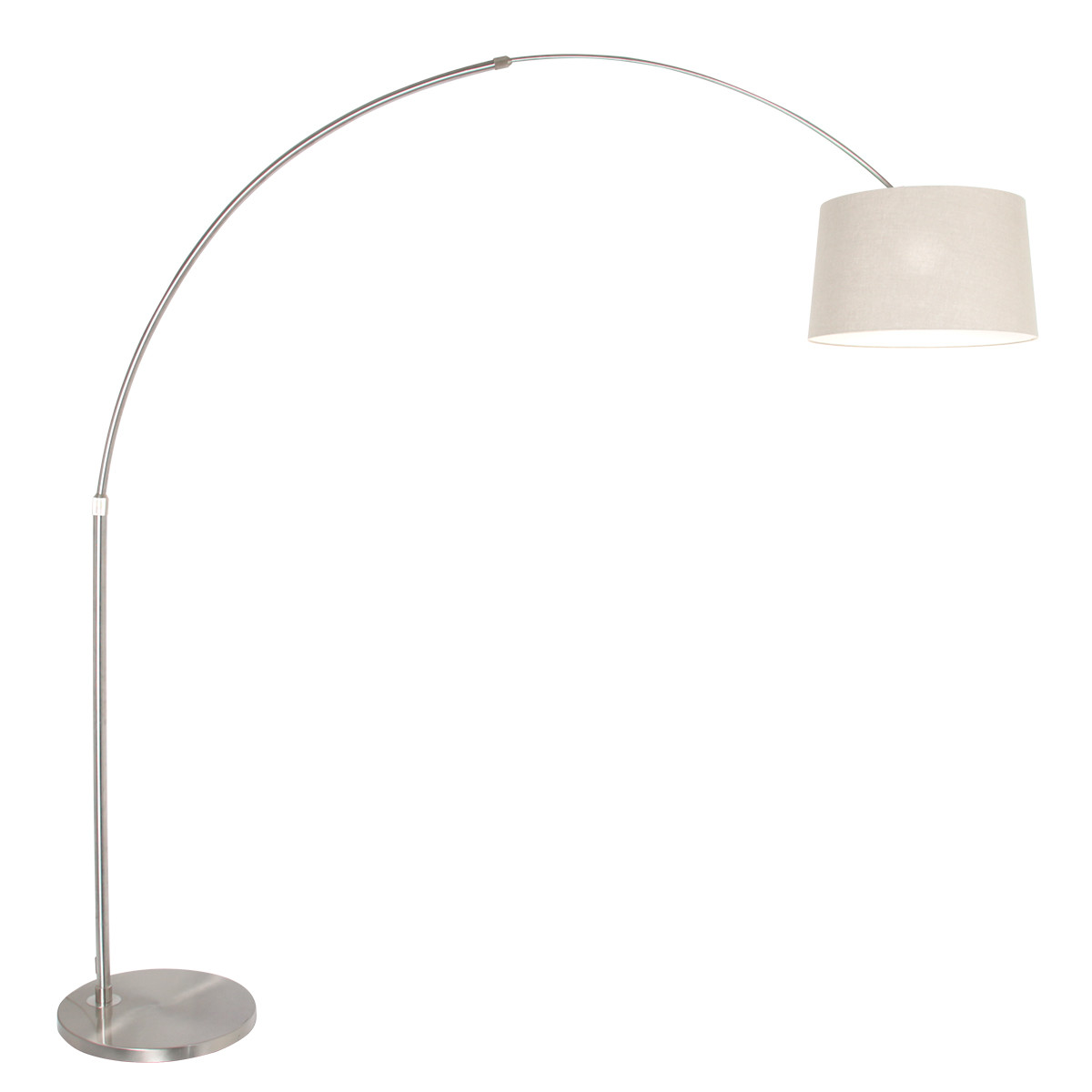 Lampe de sol en métal moderne en acier Steinhauer Sparkled Light – Image 2