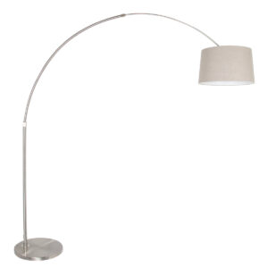 lampadaire-a-courbe-reglable-steinhauer-sparkled-light-acier-9676st