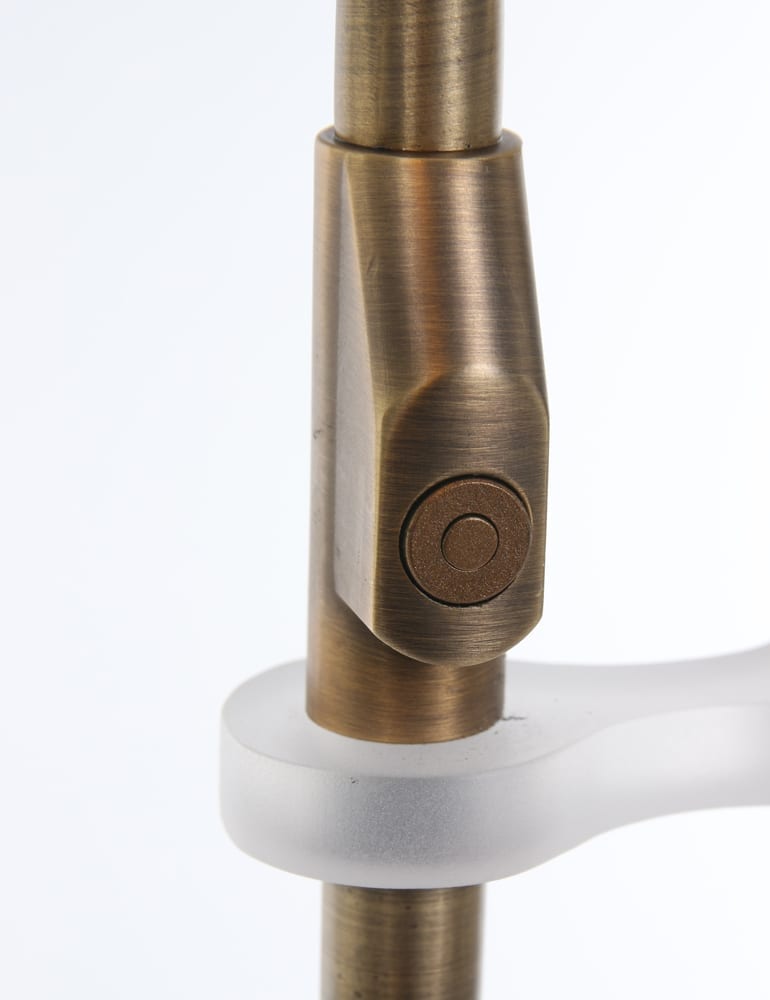 Lampadaire à deux lumières Steinhauer Zenith en bronze – Image 10