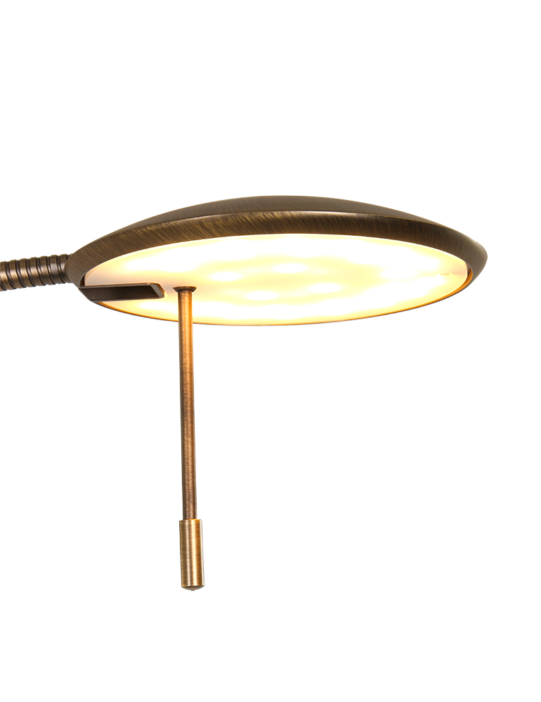 Lampadaire à deux lumières Steinhauer Zenith en bronze – Image 6