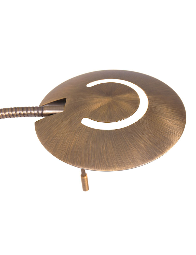 Lampadaire à deux lumières Steinhauer Zenith en bronze – Image 7