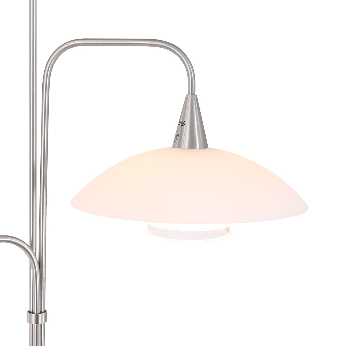 Lampe sur pied classique en métal et verre Steinhauer Tallerken – Image 3