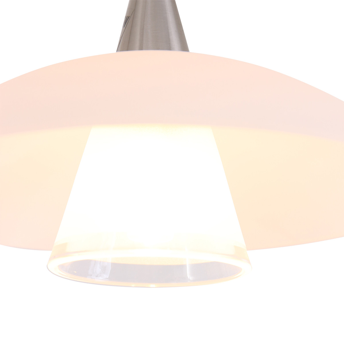 Lampe sur pied classique en métal et verre Steinhauer Tallerken – Image 5