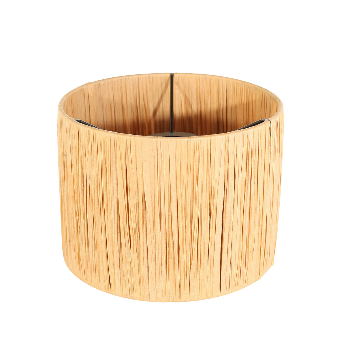 Lampadaire arc noir avec abat-jours en bois Steinhauer Sparkled light – Image 5