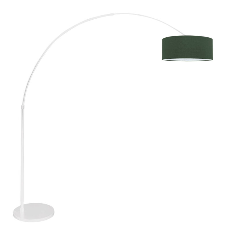 lampadaire-arrondi-et-abat-jour-vert-steinhauer-sparkled-light-vert-et-opaque-7171w