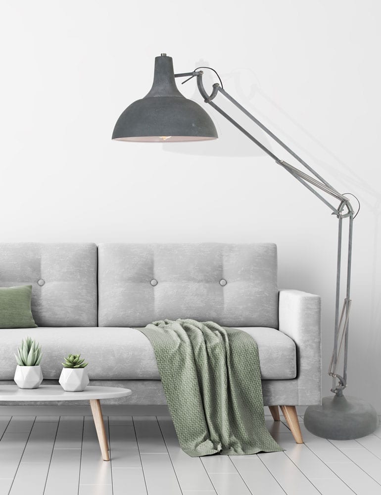 lampadaire aspect béton Mexlite XXL Office – Image 2