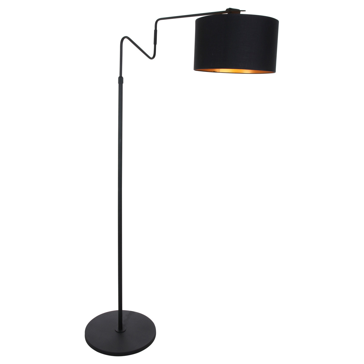 Lampadaire avec abat-jour Anne Lighting Linstrøm noir – Image 2