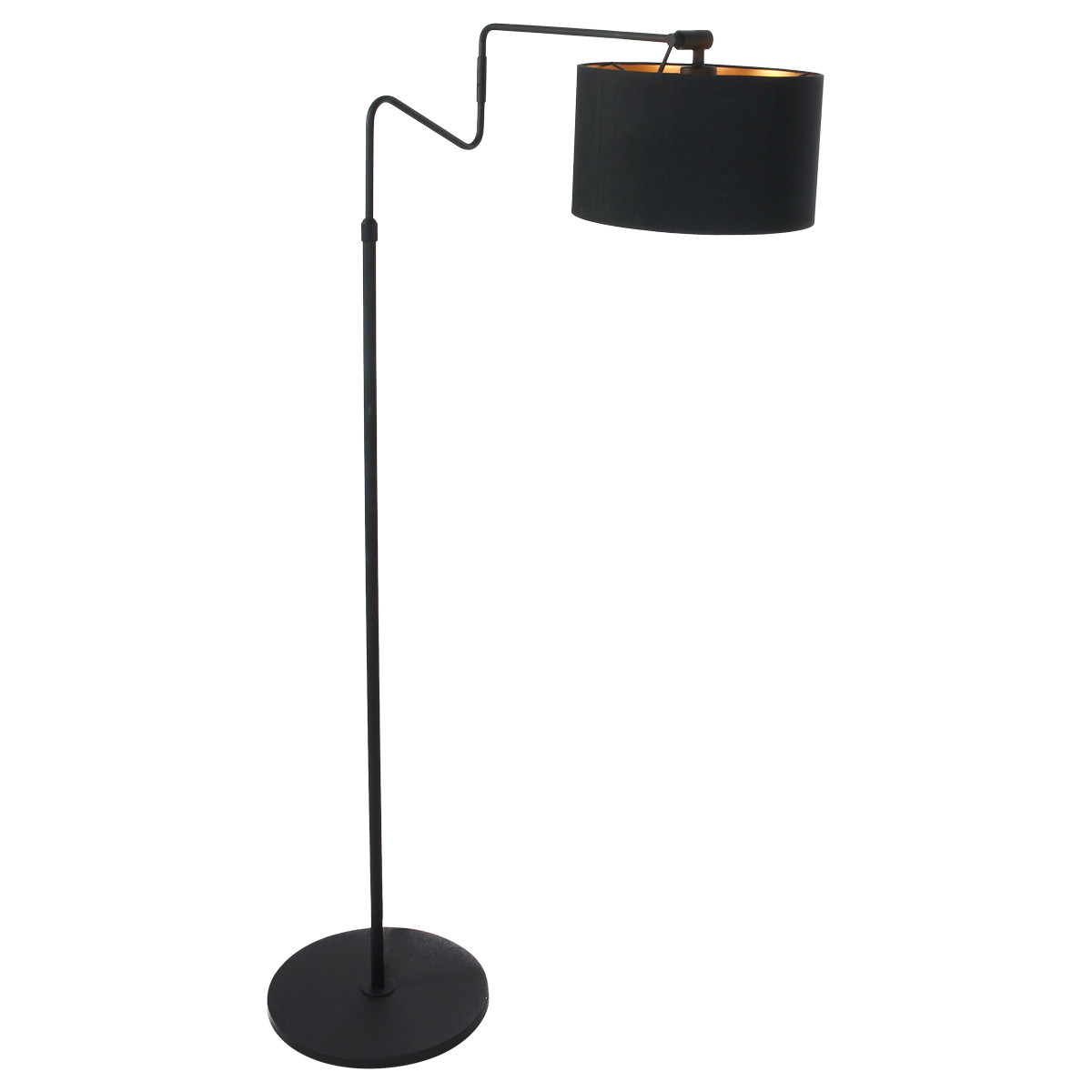 lampadaire-avec-abat-jour-anne-lighting-linstrøm-noir-2132zw