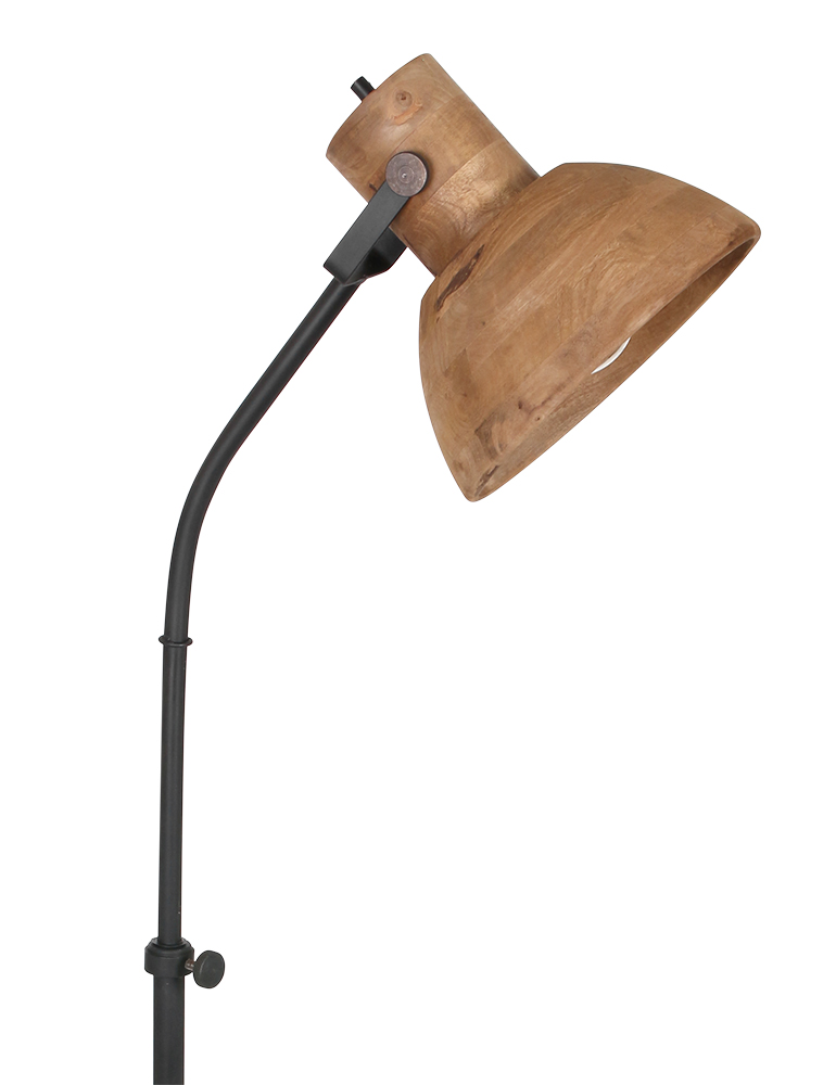 Lampadaire avec abat-jour en bois Imbert Light & Living bois – Image 2