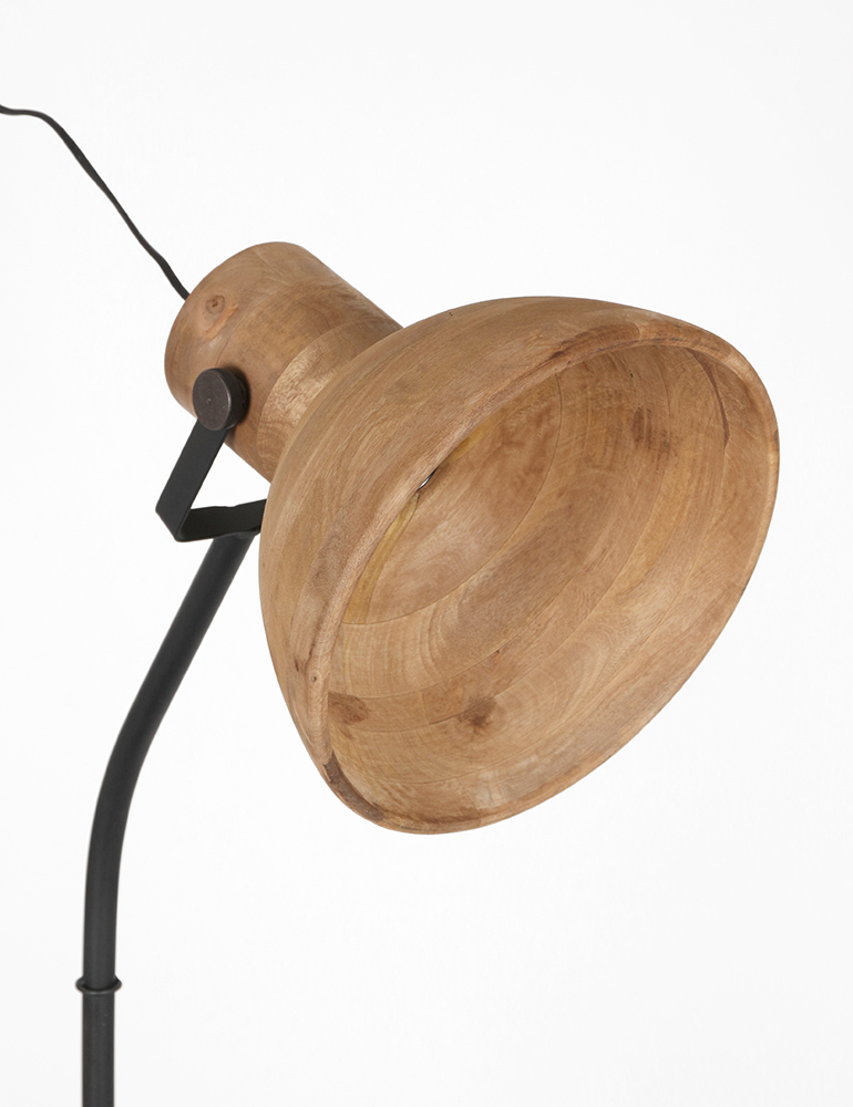 Lampadaire avec abat-jour en bois Imbert Light & Living bois – Image 3