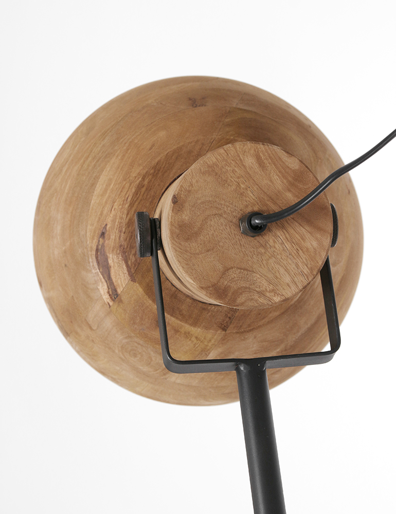 Lampadaire avec abat-jour en bois Imbert Light & Living bois – Image 4