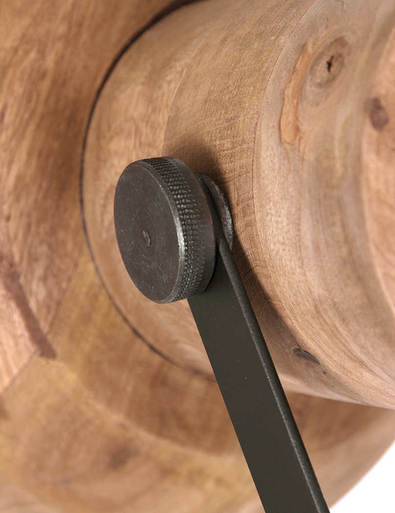 Lampadaire avec abat-jour en bois Imbert Light & Living bois – Image 8