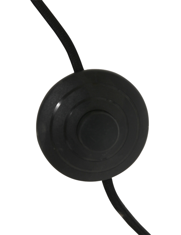 Lampadaire avec grand abat-jour Mexlite Evy noir et or – Image 9