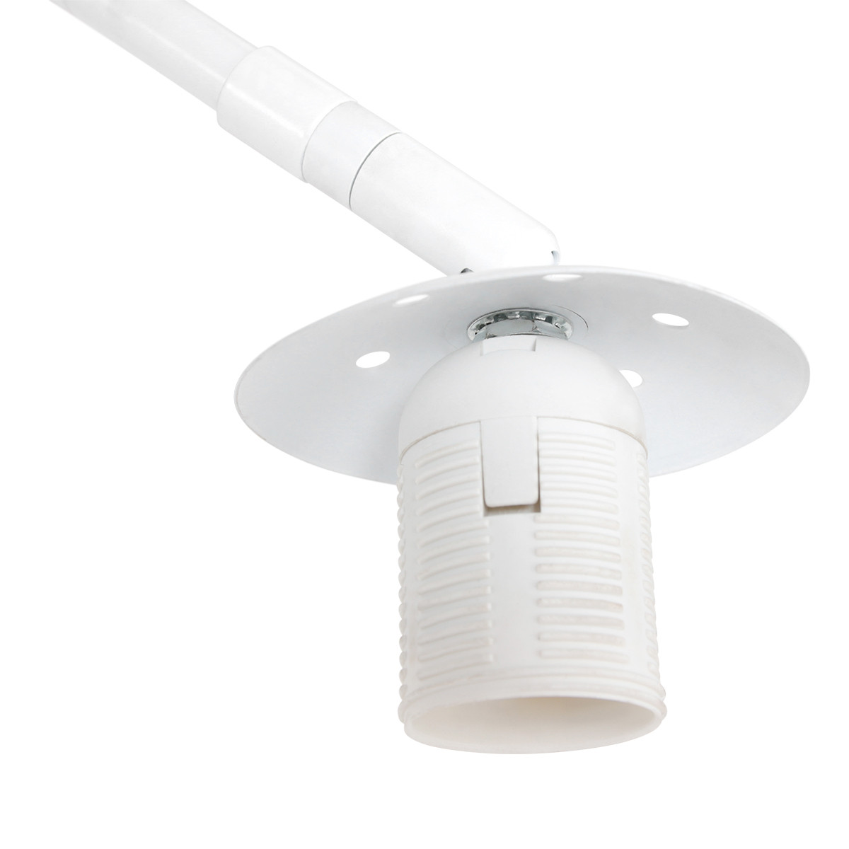 Lampadaire blanc abat-jour ocre Steinhauer Sparkled light or et opaque – Image 5