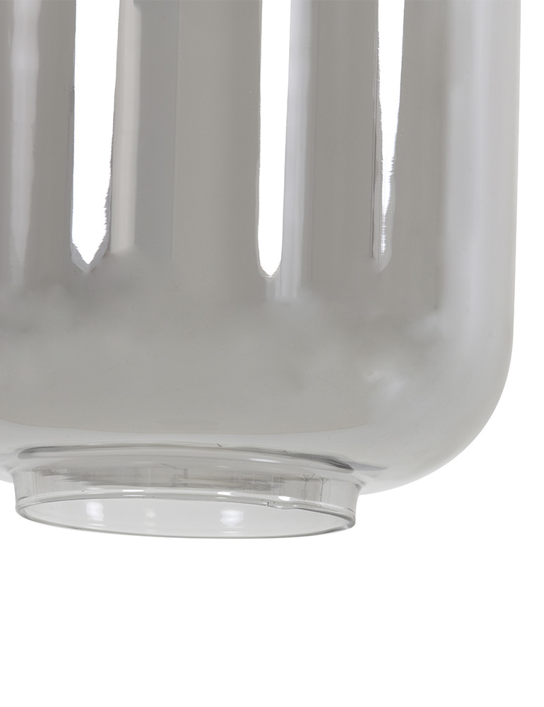 Lampadaire bombé en verre fumé Light & Living Lekar – Image 6