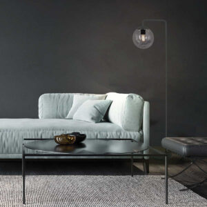 lampadaire-boule-verre-fume-steinhauer-bollique-noir-3325zw